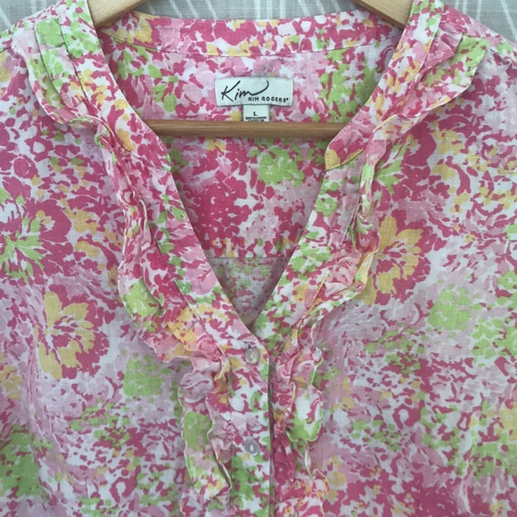 Kim Rogers Linen Tank - Picture 2 of 7